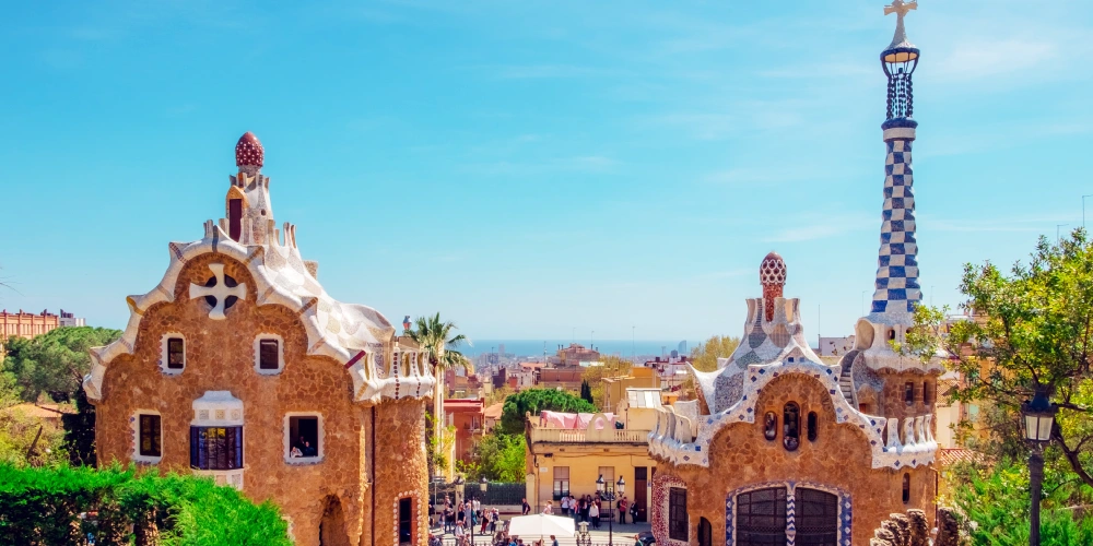 Der Park Guell von Antonio Gaudi