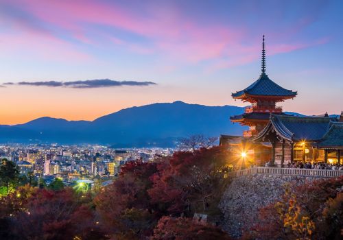 Kyoto im Herbst bereisen